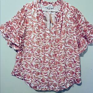 Loft Split Neck Blouse - Size 18
